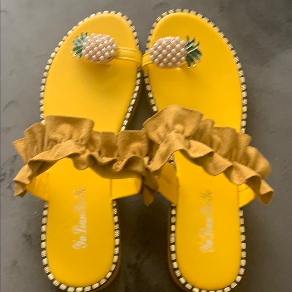Pineapple sandals